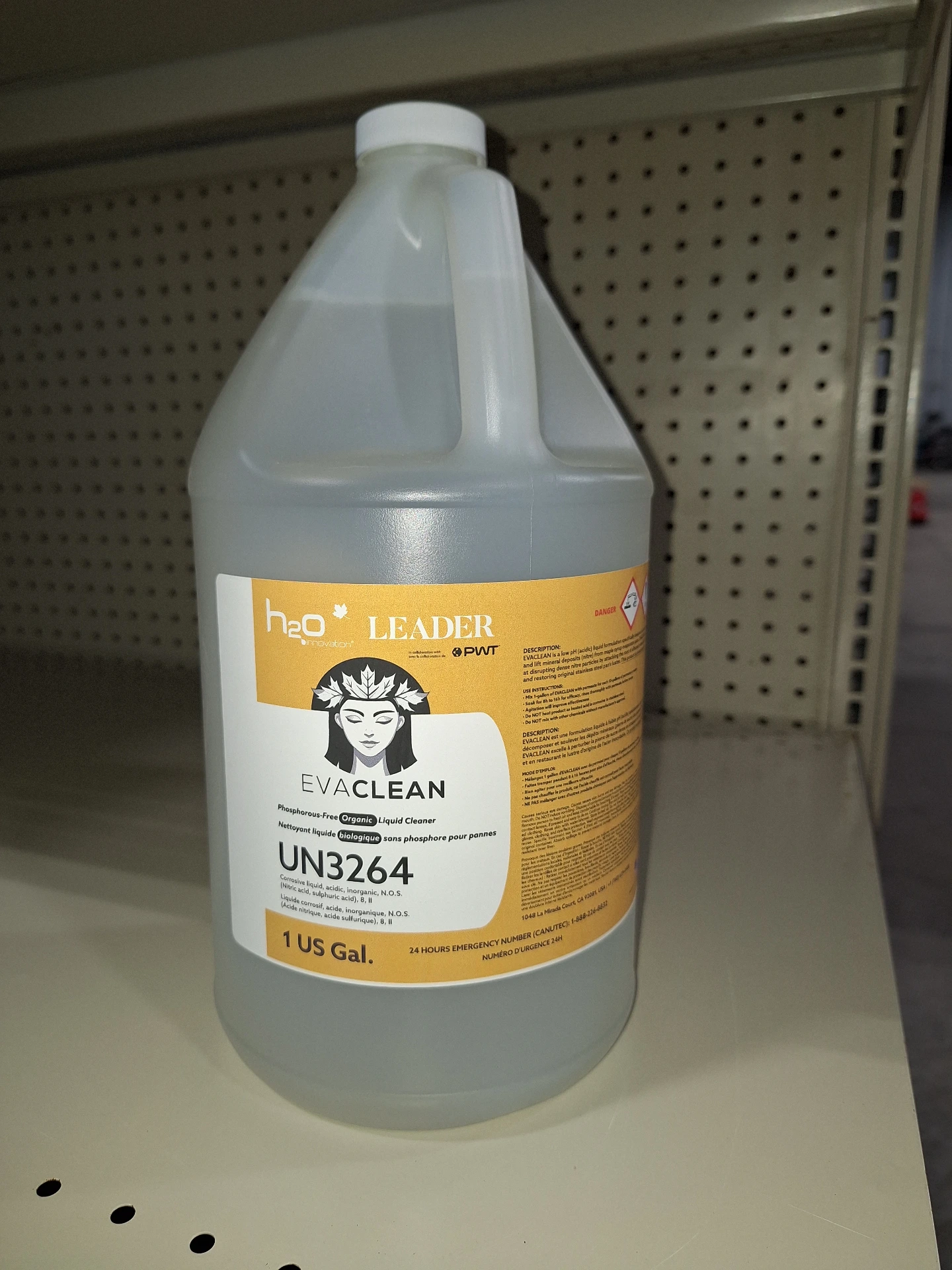 [CLN-EVAC-1G] Cleaner, EvaClean Pan Cleaner – 1 Gal (Phosphorus-Free, Organic) 