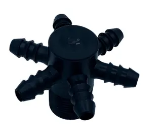 [STAR-6W-5/16-1/2NPT] Star 6-Way – 5/16" × 1/2" NPT