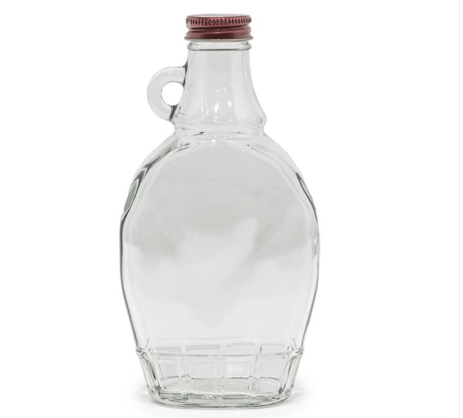 [GL-8F-28] Glass Bottle – 8 oz Flat (28mm)
