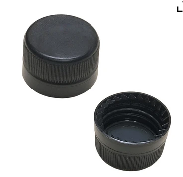 [CAP-28PST-B] Cap – 28mm Plastic Screw Top (Black)