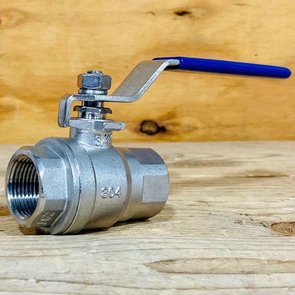 [BV-SS-0.75-FNPT] Ball Valve, Stainless Steel – 3/4" with FNPT (MES)