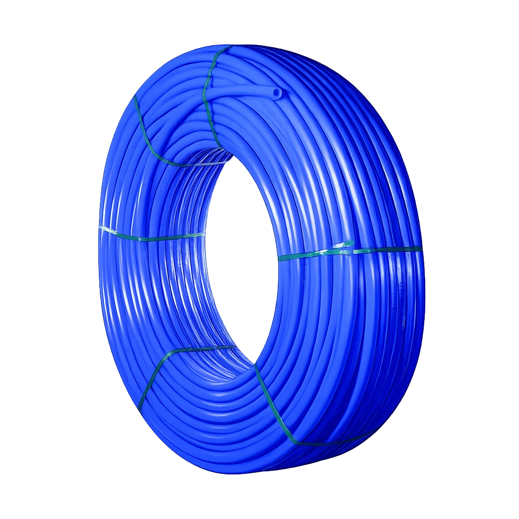 [TB200HD-1000] Mainline Tubing, AM High Density – 2" Blue (1,000')