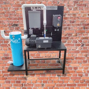 Vacuum Pump Stand Kit, Includes Electrical Panel, and Electric Moisture Trap, (A&M)