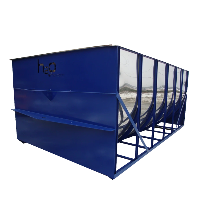 Sap Tank, SS - 82"H X 83.5W" X 304L", 3" Outlet - 6,650 US Gal.