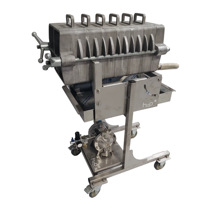[PFH156110-02] Filter Press – 10″ With Ass. 1/2" Pneumatic Diaphragm Pump (6 frame)