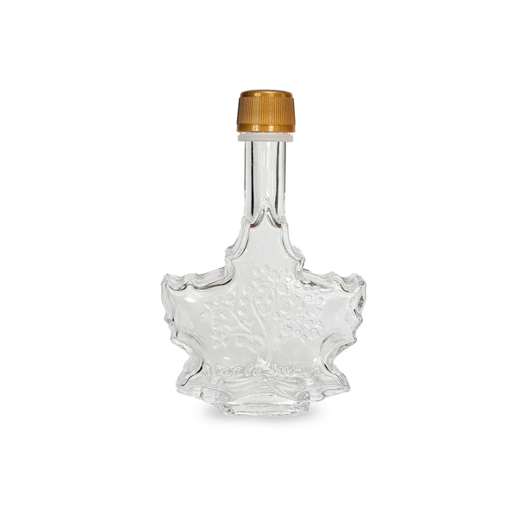 Glass Bottle – Maple Leaf, 50 ML With Maple Tree Design