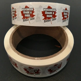Label Grade Stickers -Grade A Dark With Robust Taste (Roll Of 500)