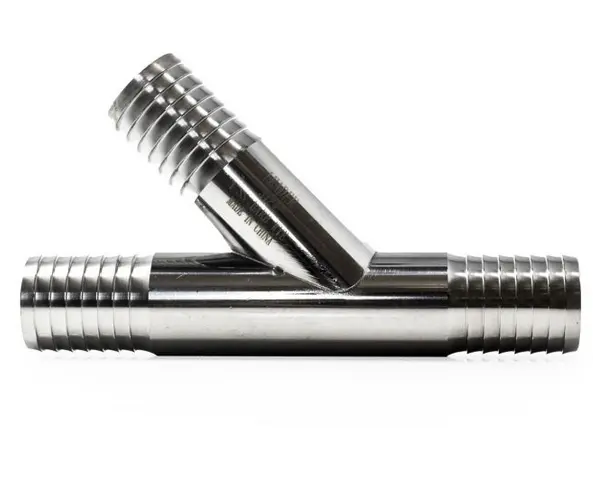 Wye, Stainless Steel Barb – 1-1/2" (AM)