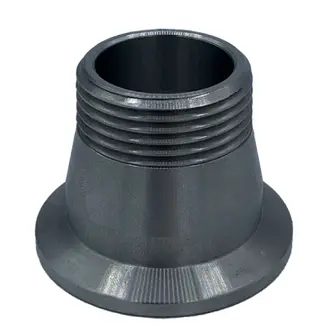 [ERATHER1.5FX1NPTM] Sanitary Nipple, Stainless Steel – 1-1/2" Sanitary x 1" NPT Male (H2O Leader)