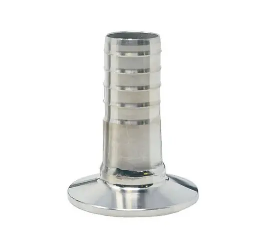 [SPH-153607-A] Sanitary Fitting, Stainless Steel – 3/4" Barb X 1-1/2" Tri-Clamp (H2O Leader)