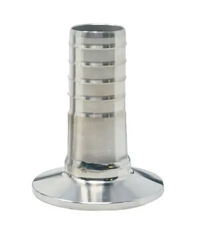 [SPH-153610-A] Sanitary Fitting, Stainless Steel – 1" Barb X 1-1/2" Tri-Clamp (H2O Leader)